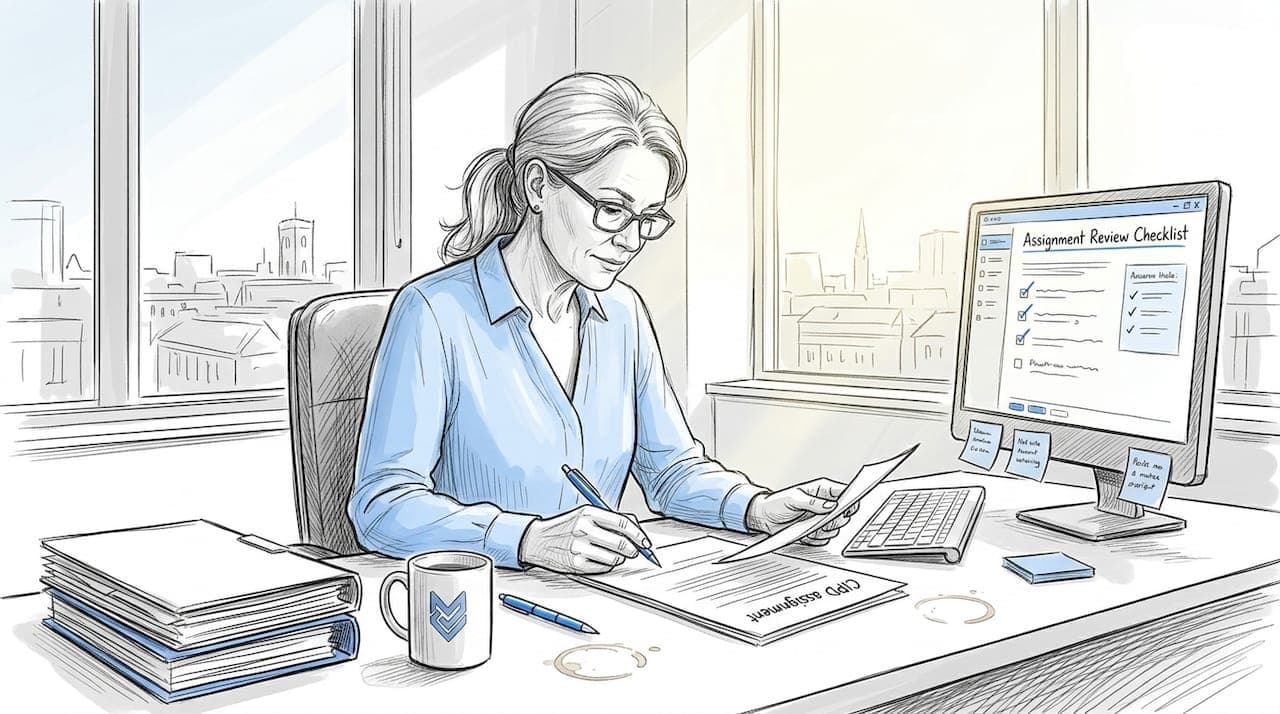Efficient CIPD assignment review: Improve grading accuracy